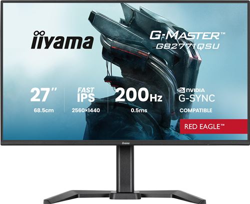 Ecran PC Gaming Iiyama G-Master™ Red Eagle™ GB2771QSU-B1 27'' 200 Hz WQHD Noir mat État correct Iiyama reconditionné disponible sur Fnac