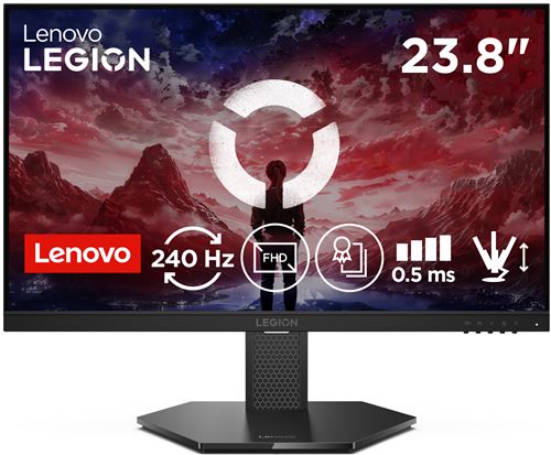 Ecran PC gaming Lenovo Legion 24-15 23,8" 240 Hz Full HD État correct Lenovo reconditionné disponible sur Fnac
