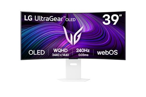 Ecran PC Gaming LG UltraGear™ 39GX90SA-W 39" incurvé 240 Hz WQHD Blanc État correct LG reconditionné disponible sur Fnac