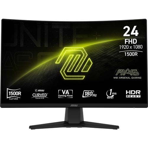 Ecran PC gaming MSI MAG 242C 23.6" 180 Hz Full HD État correct - 89,00 € Ecran PC gaming MSI MAG 242C 23.6" 180 Hz Full HD État correct MSI reconditionné disponible sur Fnac