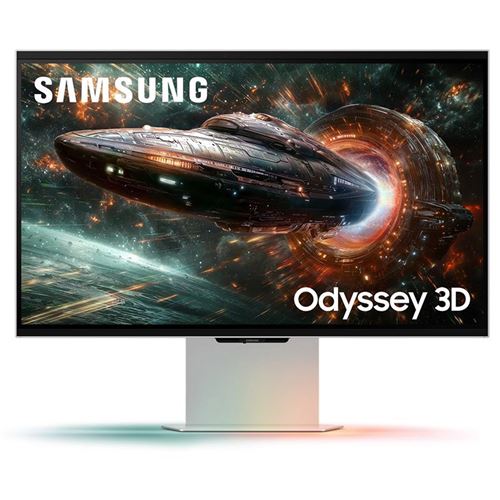 Ecran PC gaming Samsung Odyssey 3D G90XF 27" 165 Hz 4K UHD Argent État correct Samsung reconditionné disponible sur Fnac