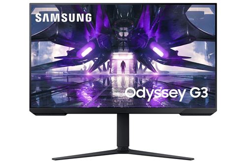 Ecran PC Gaming Samsung Odyssey G3 S27AG320NU 27" Full HD Noir État correct Samsung reconditionné disponible sur Fnac
