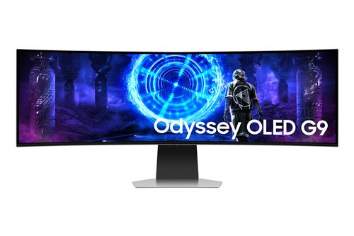 Ecran PC Gaming Samsung Odyssey G9 OLED 49" Incurvé 240 Hz DQHD État correct Samsung reconditionné disponible sur Fnac