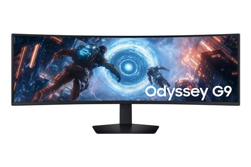 Ecran PC Gaming Samsung Odyssey G91F LS49FG910EUXEN 49"" incurvé 144 Hz Dual QHD État correct Samsung reconditionné disponible sur Fnac