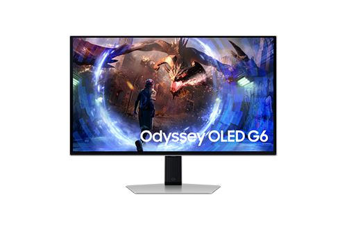 Ecran PC gaming Samsung Odyssey OLED G6 27" QHD Argent État correct Samsung reconditionné disponible sur Fnac