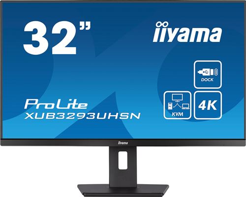 Ecran PC iiyama ProLite XUB3293UHSN-B5 32'' 4K Noir Occasion Iiyama reconditionné disponible sur Fnac | Dero