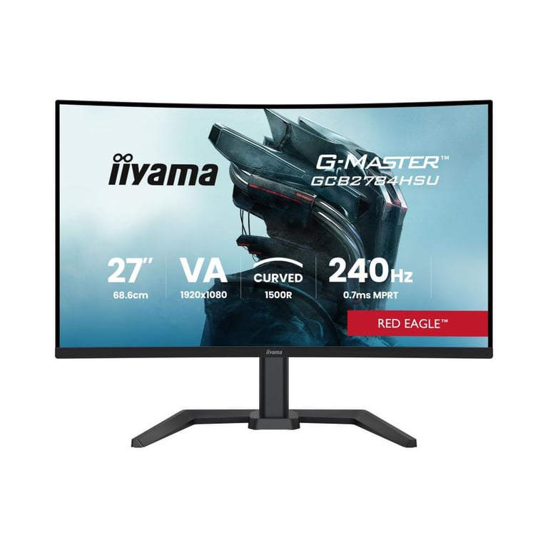 Écran PC incurvé iiyama G-MASTER GCB2784HSU-B1 27 240 Hz VA Full HD (1920 x 1080) FreeSync Premium HDR10 Haut-parleurs USB 2.0 hub Noir - Excellent état Parfait état Iiyama reconditionné disponible sur Pixmania | Dero