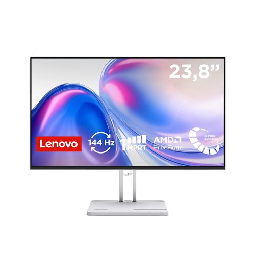 Ecran PC Lenovo L24-45 23,8" Full HD Gris nuage État correct Lenovo reconditionné disponible sur Fnac