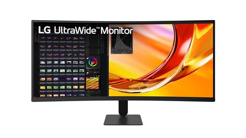 Ecran PC LG UltraWide VA 34U601B-B 34" Incurvé WQHD État correct LG reconditionné disponible sur Fnac