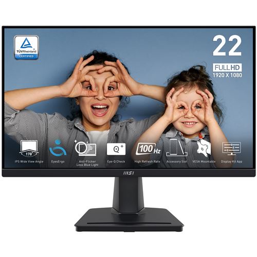 Ecran PC MSI PRO MP225V 21,45" Full HD État correct MSI reconditionné disponible sur Fnac