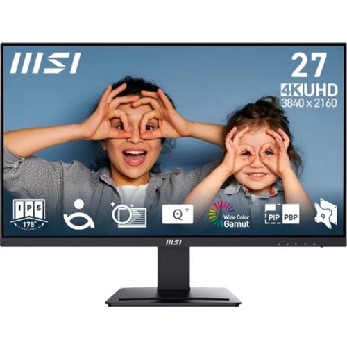 Ecran PC MSI Pro MP273U 27" 4K État correct MSI reconditionné disponible sur Fnac