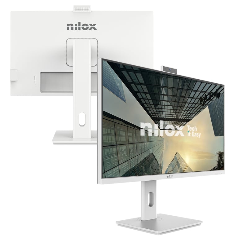 Écran PC Nilox NXM27RWEB02W 27  Full HD 1920x1080 LED Blanc – Moniteur Gaming et Bureautique - Très bon état Très bon état Nilox reconditionné photo 2 | Dero
