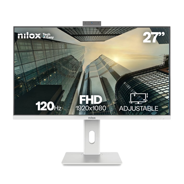 Écran PC Nilox NXM27RWEB02W 27  Full HD 1920x1080 LED Blanc – Moniteur Gaming et Bureautique - Très bon état Très bon état Nilox reconditionné disponible sur Pixmania