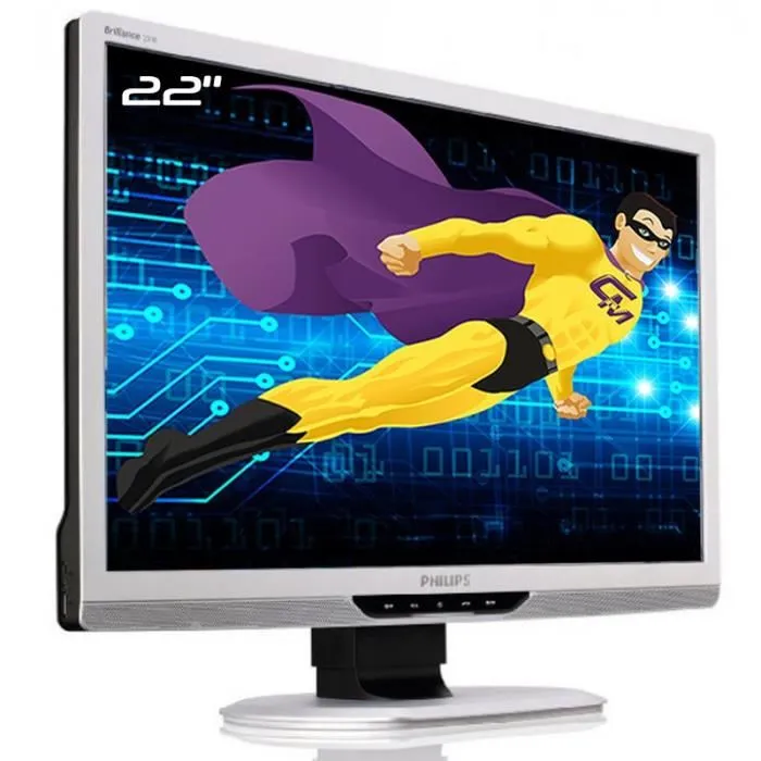 Ecran PC Pro 22 PHILIPS 220B2CS LCD TFT TN VGA DVI 2x USB Audio VESA Widescreen Reconditionné - 64,14 € Ecran PC Pro 22 PHILIPS 220B2CS LCD TFT TN VGA DVI 2x USB Audio VESA Widescreen Reconditionné Philips reconditionné disponible sur Cdiscount Seconde Vie