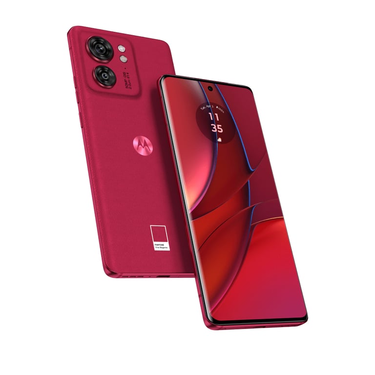 Edge 40 (5G) 256 Go, Magenta, Débloqué - Très bon état Très bon état Motorola reconditionné disponible sur Pixmania