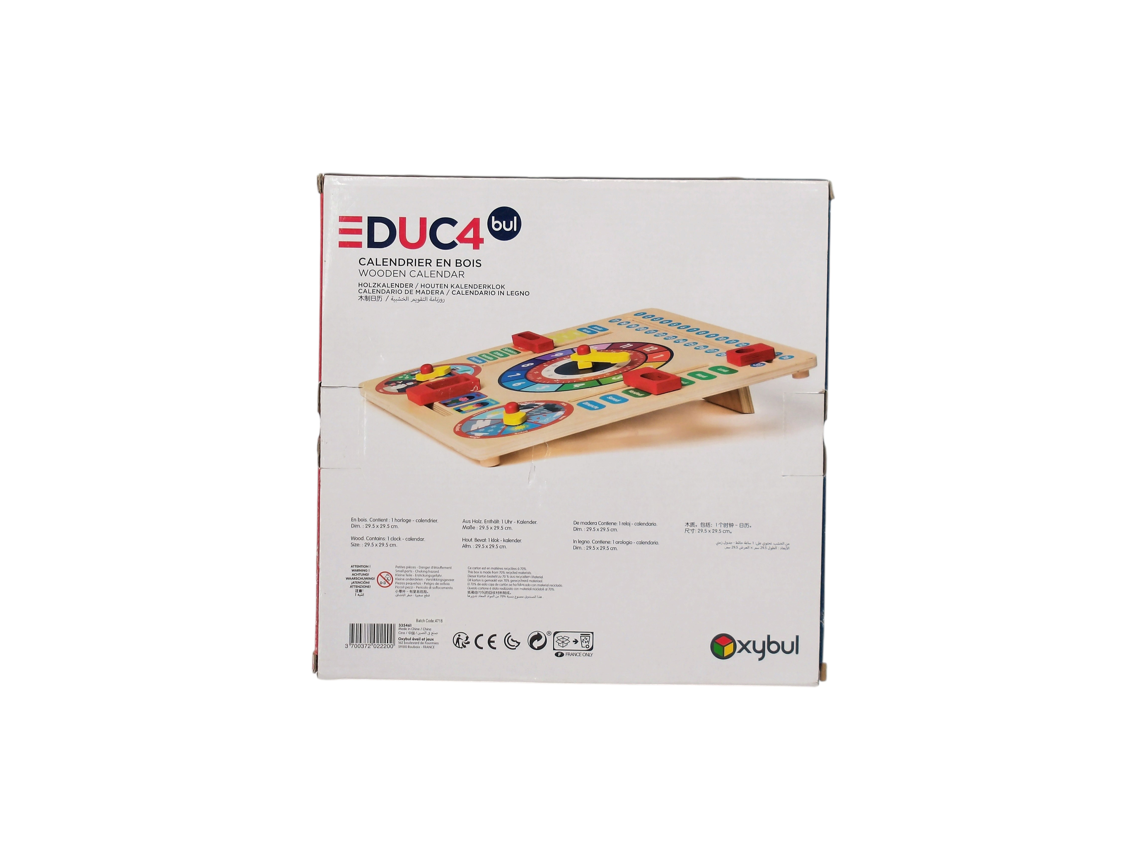 Voir photo 4 de Educabul - Calendrier en bois Educabul - Calendrier en bois Très bon état reconditionné photo 4