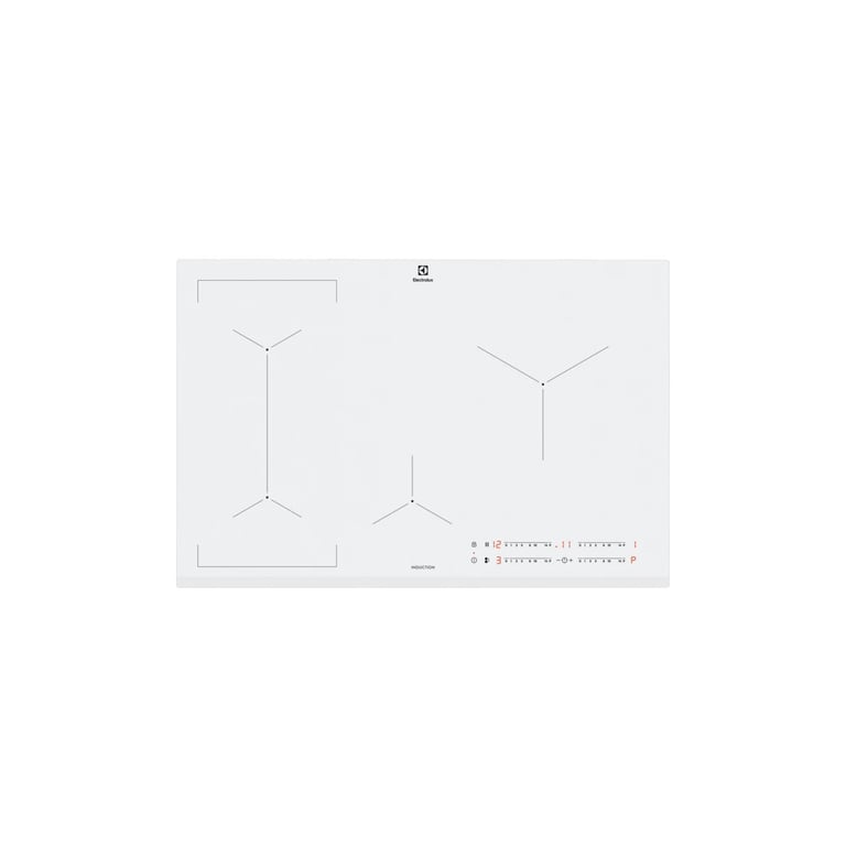 Electrolux EIL83443BW Blanc Intégré 78 cm Plaque avec zone à induction 4 zone(s) - Bon état Bon état Electrolux reconditionné disponible sur Pixmania