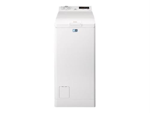 Electrolux EWT1368HZ1 - Machine à laver - largeur : 40 cm - profondeur : 60 cm - hauteur : 89 cm - chargement par le dessus - 42 litres - 6 kg - 1300 tours/min État correct Electrolux reconditionné disponible sur Fnac