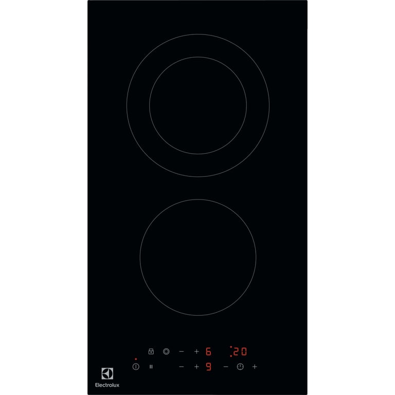 Electrolux LHR3233CK plaque Noir Intégré Céramique 2 zone(s) - Excellent état Parfait état Electrolux reconditionné disponible sur Pixmania