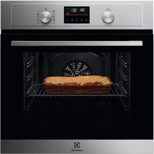 Electrolux Serie 300 COH4P06BX3 - Four - encastrable - niche - largeur : 56 cm - profondeur : 55 cm - hauteur : 59.3 cm - avec système auto-nettoyant - classe A+ - acier inoxydable État correct N/A reconditionné disponible sur Fnac