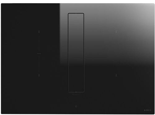 Elica NikolaTesla FIT BL/A/70 - Table de cuisson à induction - 4 plaques de cuisson - Niche - largeur : 56 cm - profondeur : 49 cm - classe A - noir avec échappement par aspiration descendante (extraction et recirculation avec kit de recirculation suppl État correct Elica reconditionné disponible sur Fnac