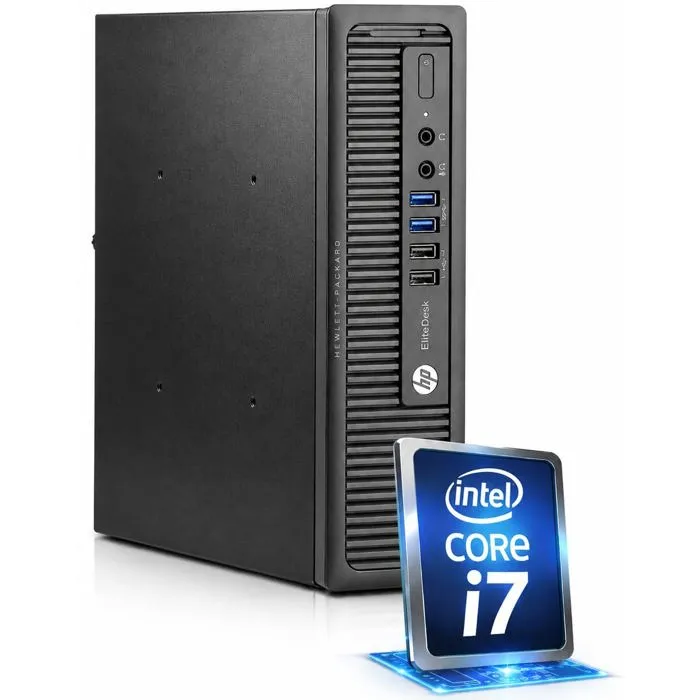 Elite. Desk 800 G1 Intel i7 4770S 8 Threads 3 SSD 256 Go Reconditionné Hewlett-Packard reconditionné disponible sur Cdiscount Seconde Vie | Dero