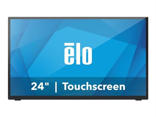 Elo 2470L - Écran LCD - 24" (23.8" visualisable) - écran tactile - 1920 x 1080 Full HD (1080p) @ 60 Hz - 250 cd/m² - 1000:1 - 16 ms - HDMI, VGA, DisplayPort - haut-parleurs - noir État correct reconditionné disponible sur Fnac