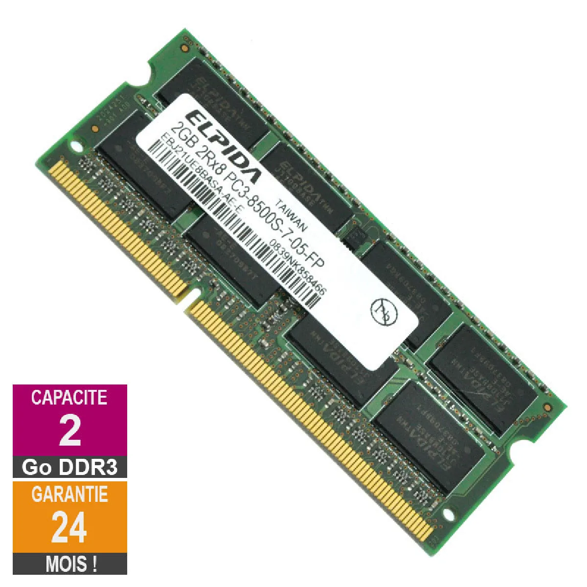 Acheter Elpida EBJ21UE8BASA-AE-E 2Go 1066MHz DDR3 Reconditionné - 14,69 € Elpida EBJ21UE8BASA-AE-E 2Go 1066MHz DDR3 Reconditionné N/A reconditionné disponible sur Rue du Commerce Seconde Vie
