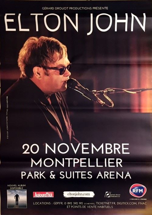 Elton JOHN - 80x120 cm - AFFICHE / POSTER État correct N/A reconditionné disponible sur Fnac