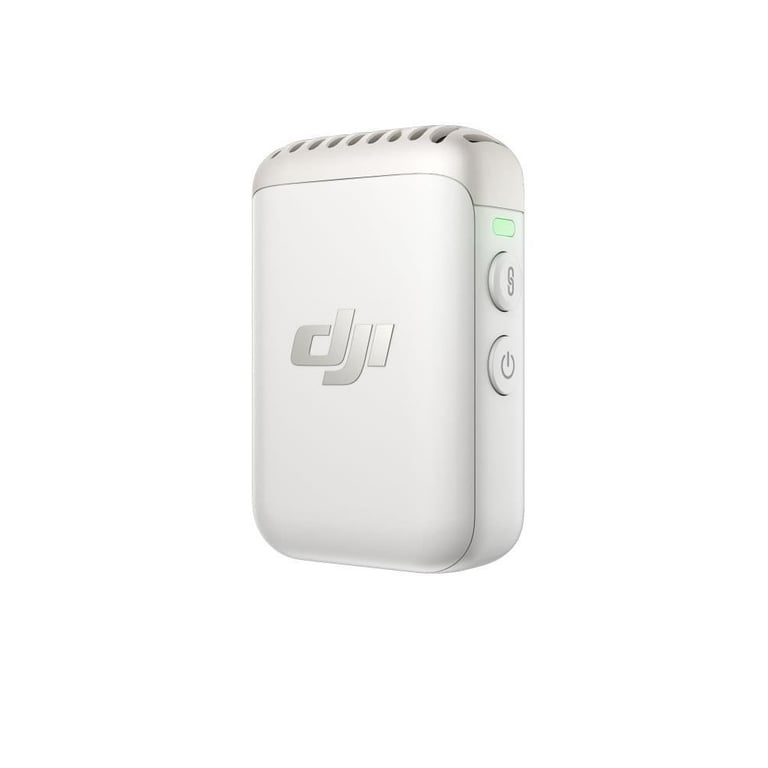 Émetteur sans fil - DJI - Mic 2 - Pearl White - Audio HD - Enregistrement 32 bits - Excellent état Parfait état DJI reconditionné disponible sur Pixmania