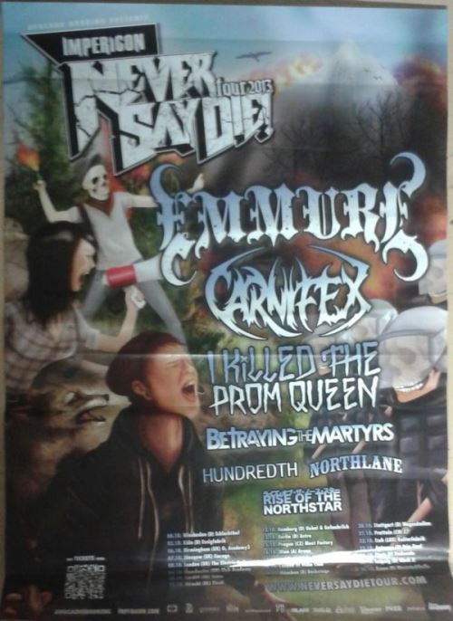 Emmure / Carnifex - 60x84 cm - AFFICHE / POSTER État correct reconditionné disponible sur Fnac