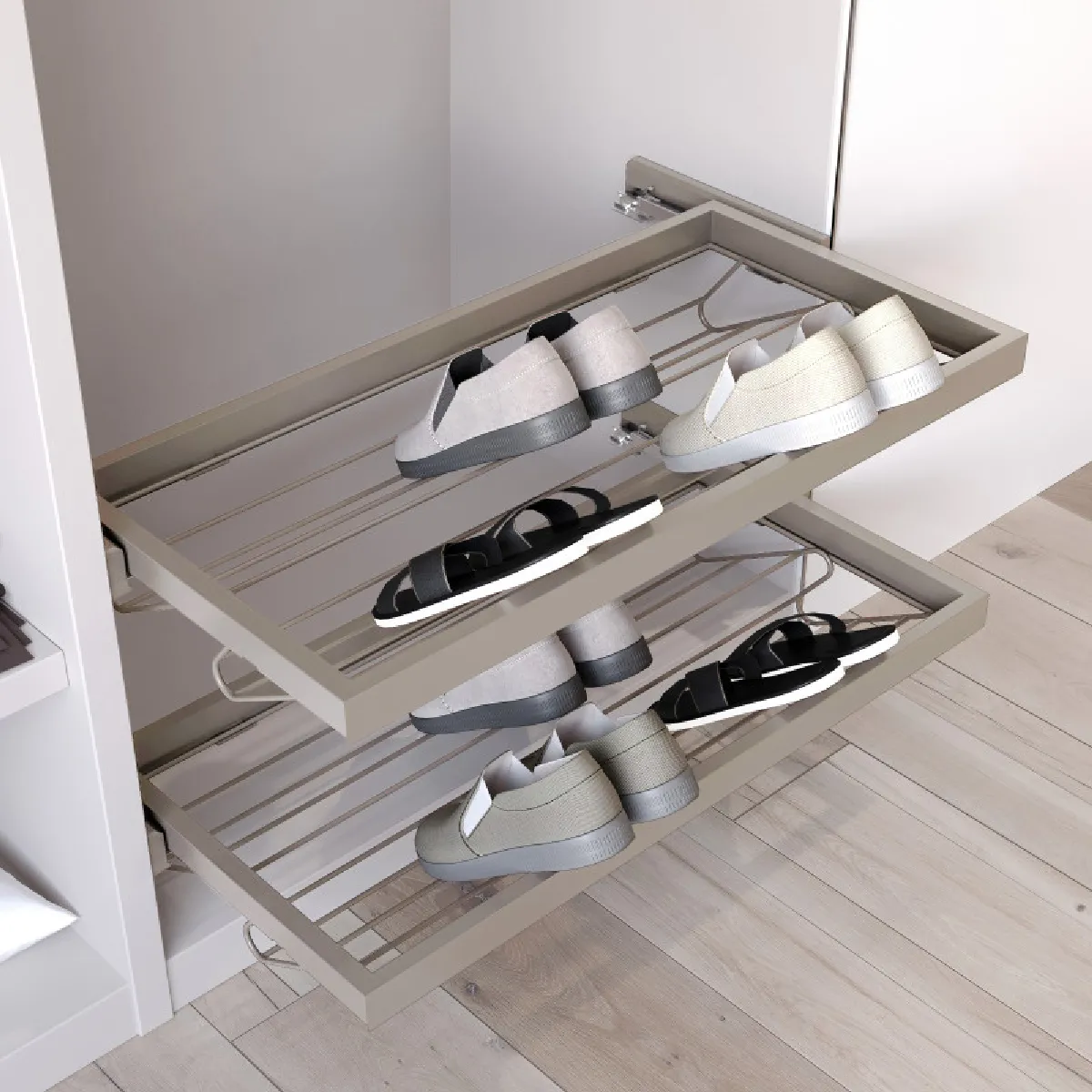Emuca kit rangement chaussures armoire - Pierre Reconditionné - 65,19 € Emuca kit rangement chaussures armoire - Pierre Reconditionné Emuca reconditionné disponible sur Rue du Commerce Seconde Vie | Dero