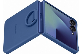 en silicone avec anneau selfie Bleu nuit pour Galaxy Z Flip 7 Bon état Samsung reconditionné disponible sur Darty