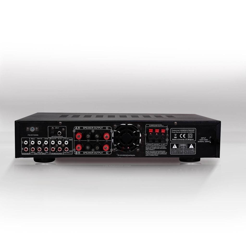 Voir photo 4 de Enceinte Bluetooth Beng Ensemble Home-cinéma Hifi Karaoké Home SOUND 1240W + ampli 360W + 25M de câble de liaison + 2 Micros - Noir | Dero Enceinte Bluetooth Beng Ensemble Home-cinéma Hifi Karaoké Home SOUND 1240W + ampli 360W + 25M de câble de liaison + 2 Micros - Noir Reconditionné N/A reconditionné photo 4 | Dero