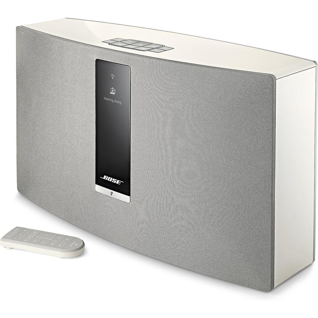 Voir photo 2 de Enceinte Bluetooth Bose SoundTouch 20 Series III - Gris/Blanc | Dero Enceinte Bluetooth Bose SoundTouch 20 Series III - Gris/Blanc Reconditionné Bose reconditionné photo 2 | Dero