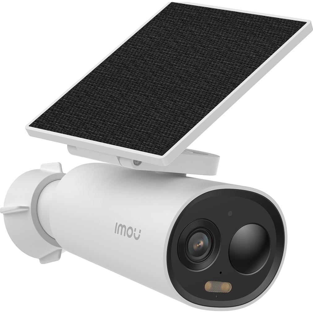 Enceinte Bluetooth Caméra connectée Cell 3C Quad HD 3MP avec panneau solaire Extérieure Blanche IMOU - Blanche Reconditionné Imou reconditionné disponible sur Backmarket