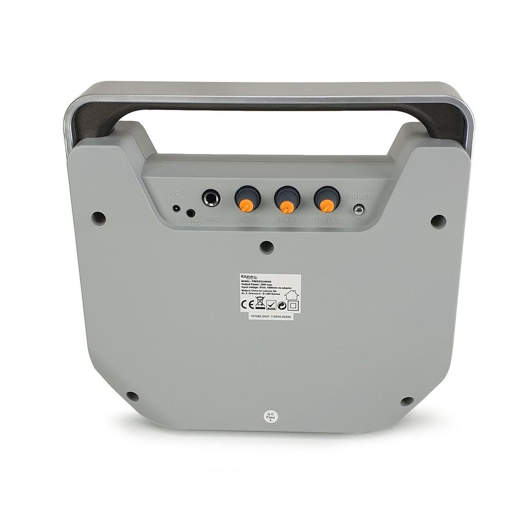 Enceinte Bluetooth Ibiza Sound Freesound 40SI - Gris Reconditionné Ibiza Sound reconditionné photo 2 | Dero