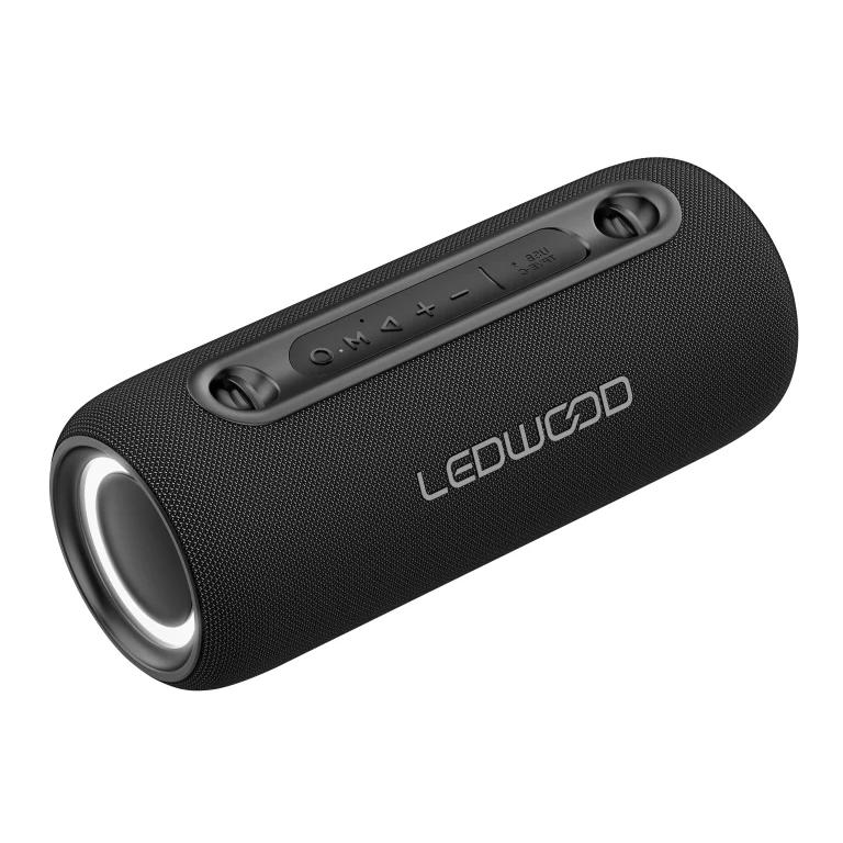 Voir photo 2 de Enceinte Bluetooth Ledwood XS200 - Noir | Dero Enceinte Bluetooth Ledwood XS200 - Noir Reconditionné N/A reconditionné photo 2 | Dero