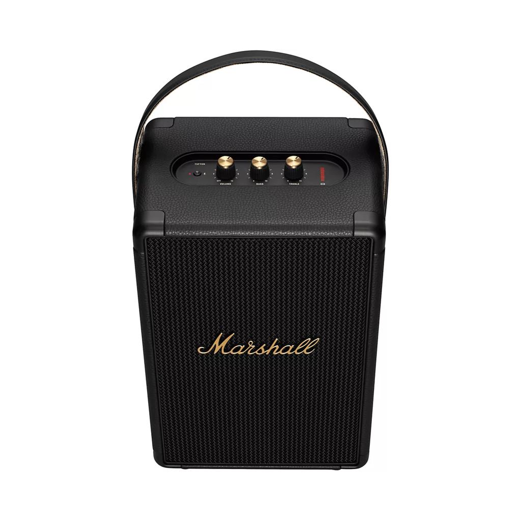 Voir photo 2 de Enceinte Bluetooth Marshall TUFTON Black & Brass - Noir | Dero Enceinte Bluetooth Marshall TUFTON Black & Brass - Noir Reconditionné Marshall reconditionné photo 2 | Dero
