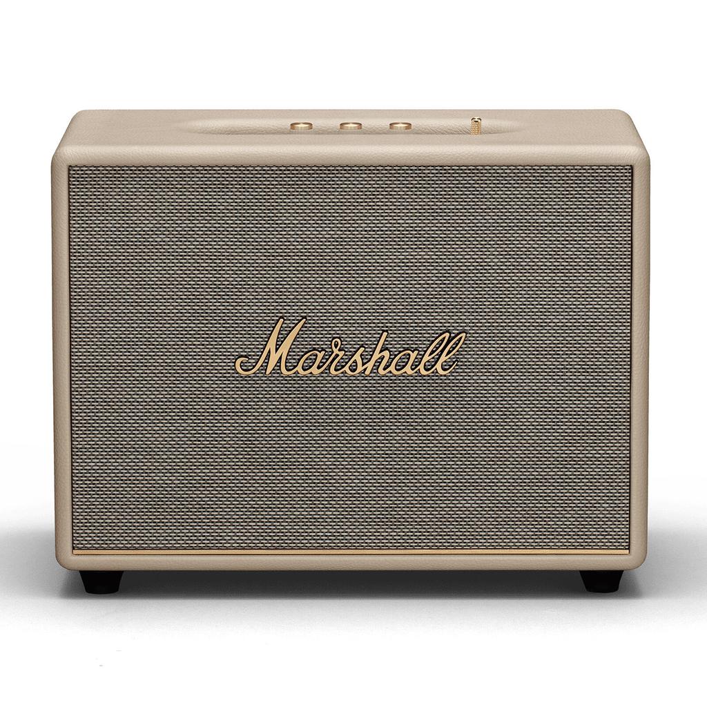 Acheter Enceinte Bluetooth Marshall Woburn III - Crème Reconditionné - 449,00 € | Dero Enceinte Bluetooth Marshall Woburn III - Crème Reconditionné Marshall reconditionné disponible sur Backmarket | Dero