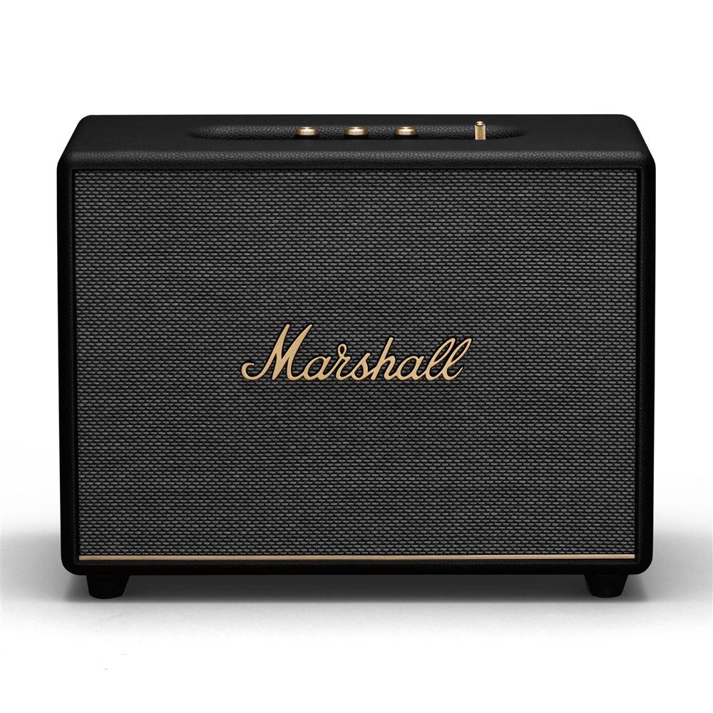 Enceinte Bluetooth Marshall Woburn III - Noir Reconditionné - 385,00 € Enceinte Bluetooth Marshall Woburn III - Noir Reconditionné Marshall reconditionné disponible sur Backmarket