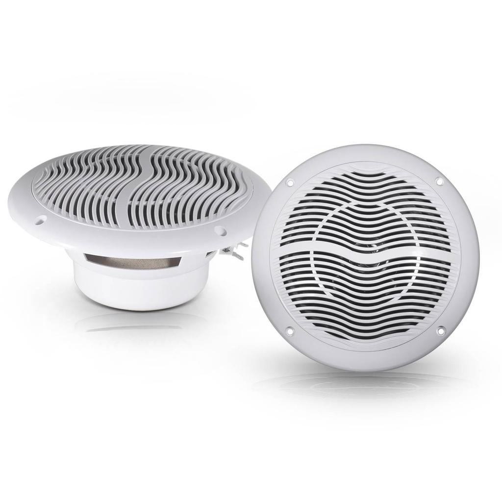 Voir photo 2 de Enceinte Bluetooth Paire d'haut-parleurs Marins Résitants à l'humidité E-AUDIO B300C avec Amplificateur 30W Google Home Bluetooth Amazon Alexa Echo - | Dero Enceinte Bluetooth Paire d'haut-parleurs Marins Résitants à l'humidité E-AUDIO B300C avec Amplificateur 30W Google Home Bluetooth Amazon Alexa Echo - Reconditionné N/A reconditionné photo 2 | Dero
