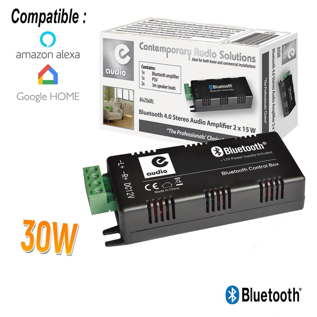 Voir photo 3 de Enceinte Bluetooth Paire d'haut-parleurs Marins Résitants à l'humidité E-AUDIO B300C avec Amplificateur 30W Google Home Bluetooth Amazon Alexa Echo - | Dero Enceinte Bluetooth Paire d'haut-parleurs Marins Résitants à l'humidité E-AUDIO B300C avec Amplificateur 30W Google Home Bluetooth Amazon Alexa Echo - Reconditionné N/A reconditionné photo 3 | Dero