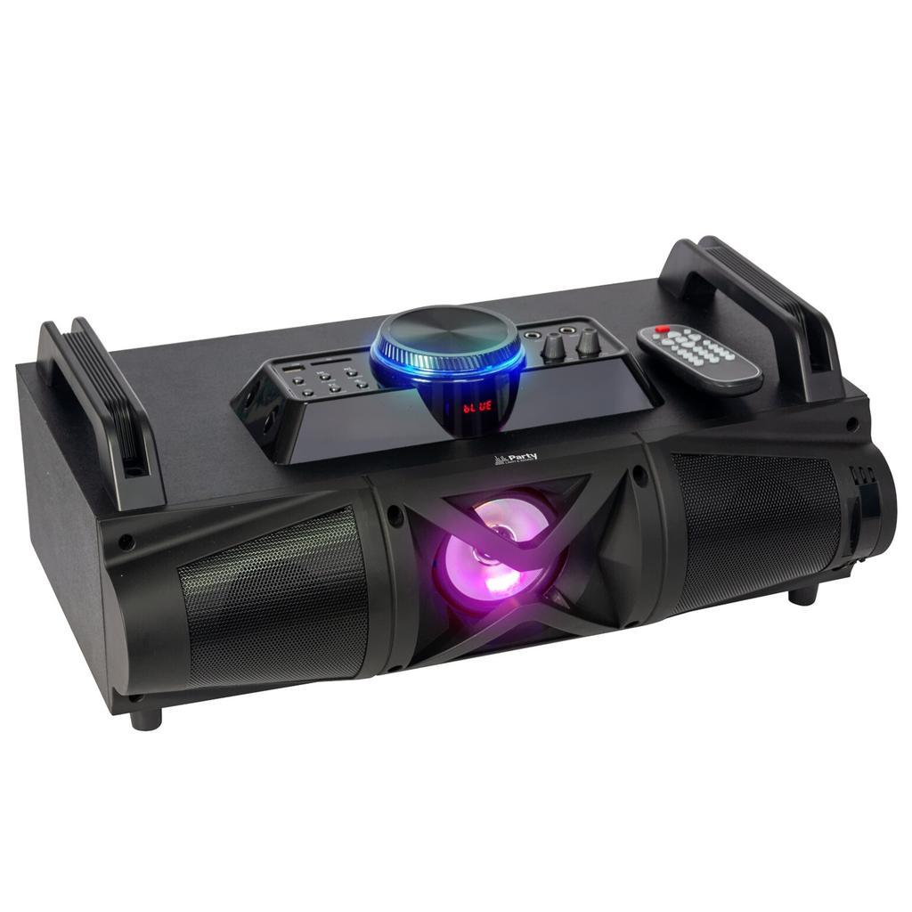 Enceinte Bluetooth Party Sound & Light PARTY-FALCON - Noir Reconditionné - 59,99 € Enceinte Bluetooth Party Sound & Light PARTY-FALCON - Noir Reconditionné Party Sound & Light reconditionné disponible sur Backmarket