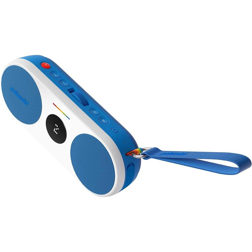 Voir photo 2 de Enceinte Bluetooth Polaroid Player P2 - Blanc/Bleu | Dero Enceinte Bluetooth Polaroid Player P2 - Blanc/Bleu Reconditionné Polaroid reconditionné photo 2 | Dero