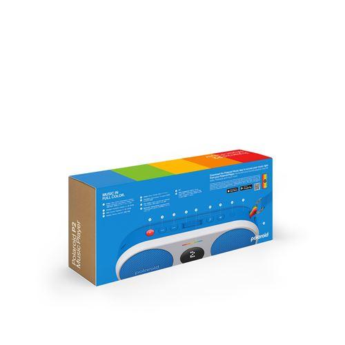 Voir photo 3 de Enceinte Bluetooth Polaroid Player P2 - Blanc/Bleu | Dero Enceinte Bluetooth Polaroid Player P2 - Blanc/Bleu Reconditionné Polaroid reconditionné photo 3 | Dero