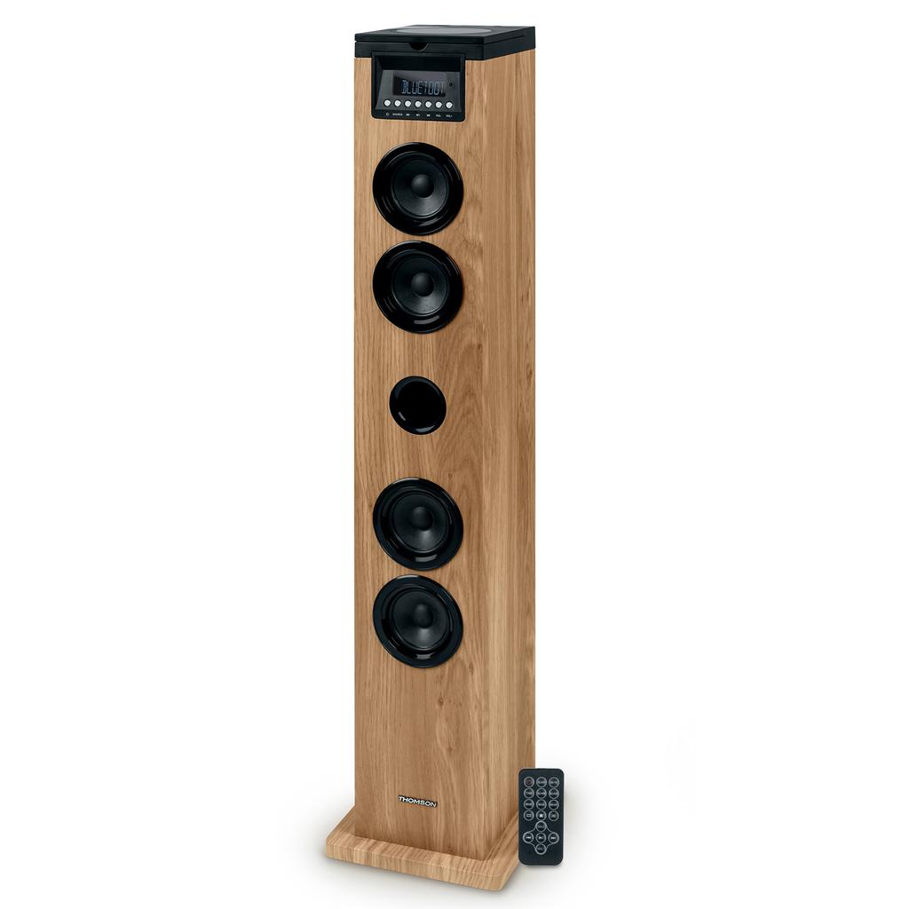 Enceinte Bluetooth Thomson DS122CD - Brun/Noir Reconditionné - 159,99 € Enceinte Bluetooth Thomson DS122CD - Brun/Noir Reconditionné Thomson reconditionné disponible sur Backmarket