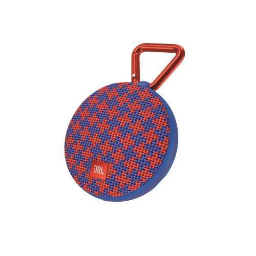 Enceinte Bluetooth ultra-portable JBL Clip 2 Malta Rouge et Bleu État correct JBL reconditionné disponible sur Fnac