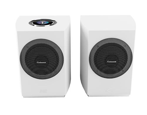 Enceinte connectée Hifi Cabasse Rialto Blanc Vendue par paire État correct Cabasse reconditionné disponible sur Fnac