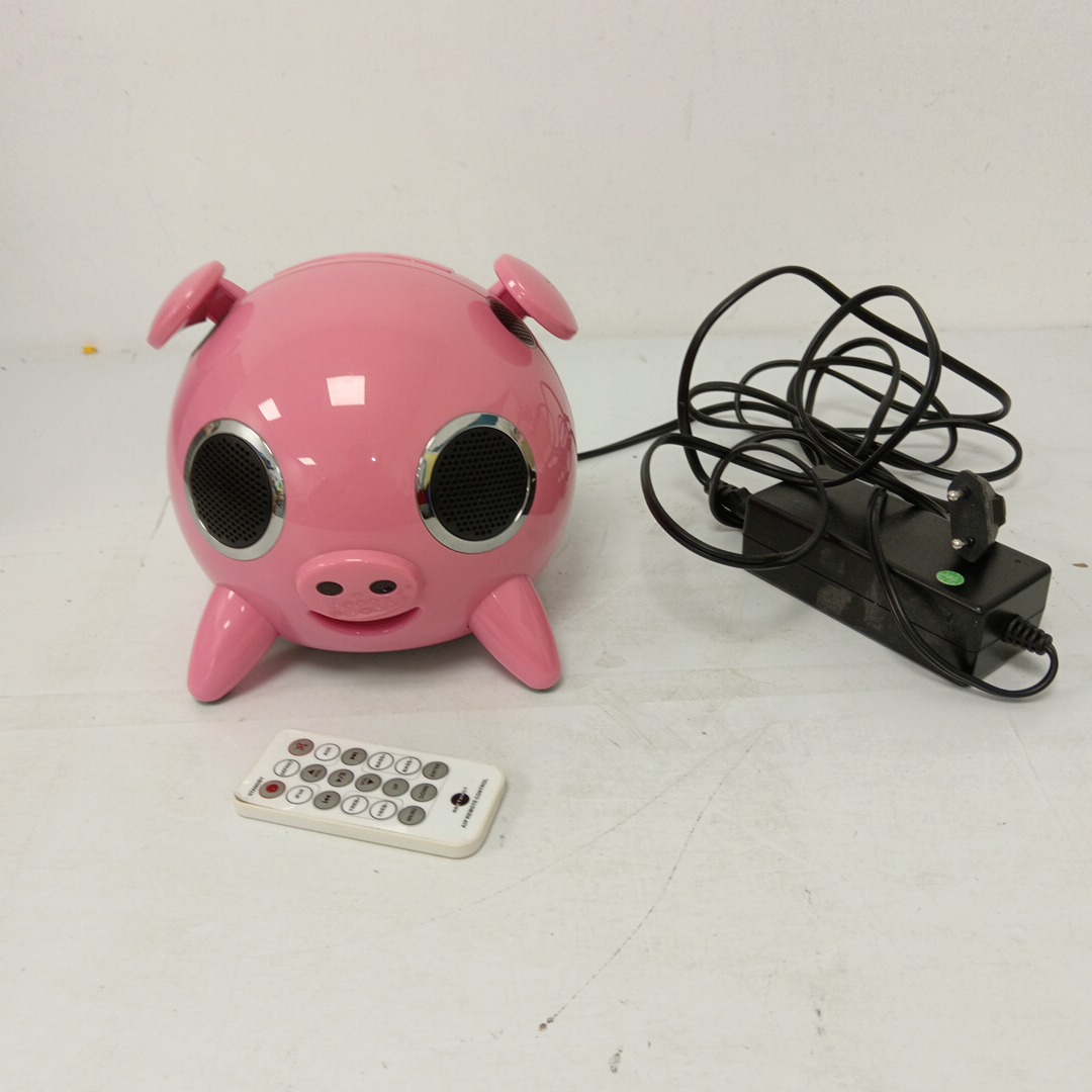 Voir photo 2 de Enceinte iPod originale – Cochon rose – AMETHYST – Vintage Enceinte iPod originale – Cochon rose – AMETHYST – Vintage Bon état reconditionné photo 2